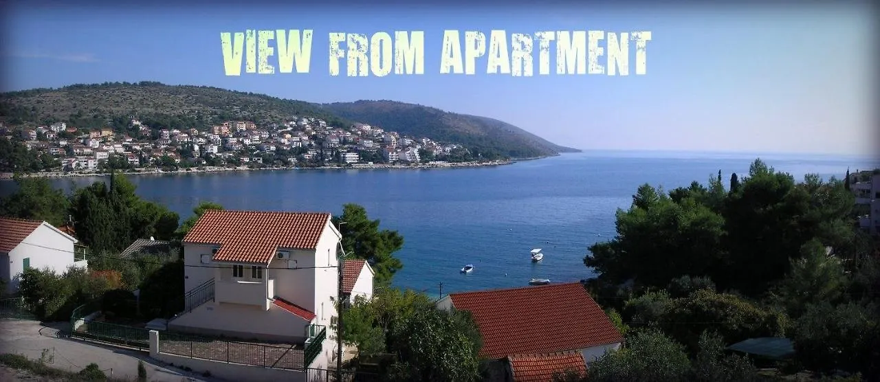 Apartment In Okrug Gornji With Sea View, Terrace, Air Conditioning, Wifi 5069-2 Trogir Croatia